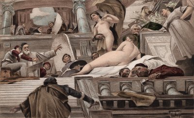 Parte del plafón de Mihály Munkácsy